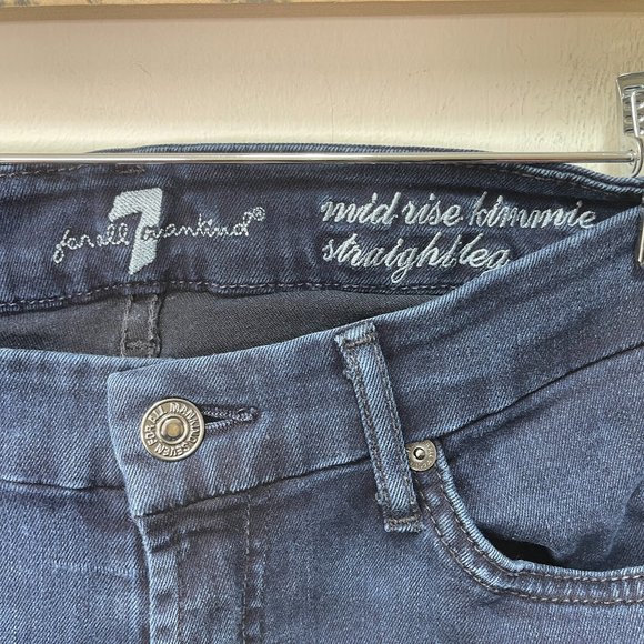 7 for All Mankind Kimmie Straight Leg Jeans sz 29 - Picture 3 of 13